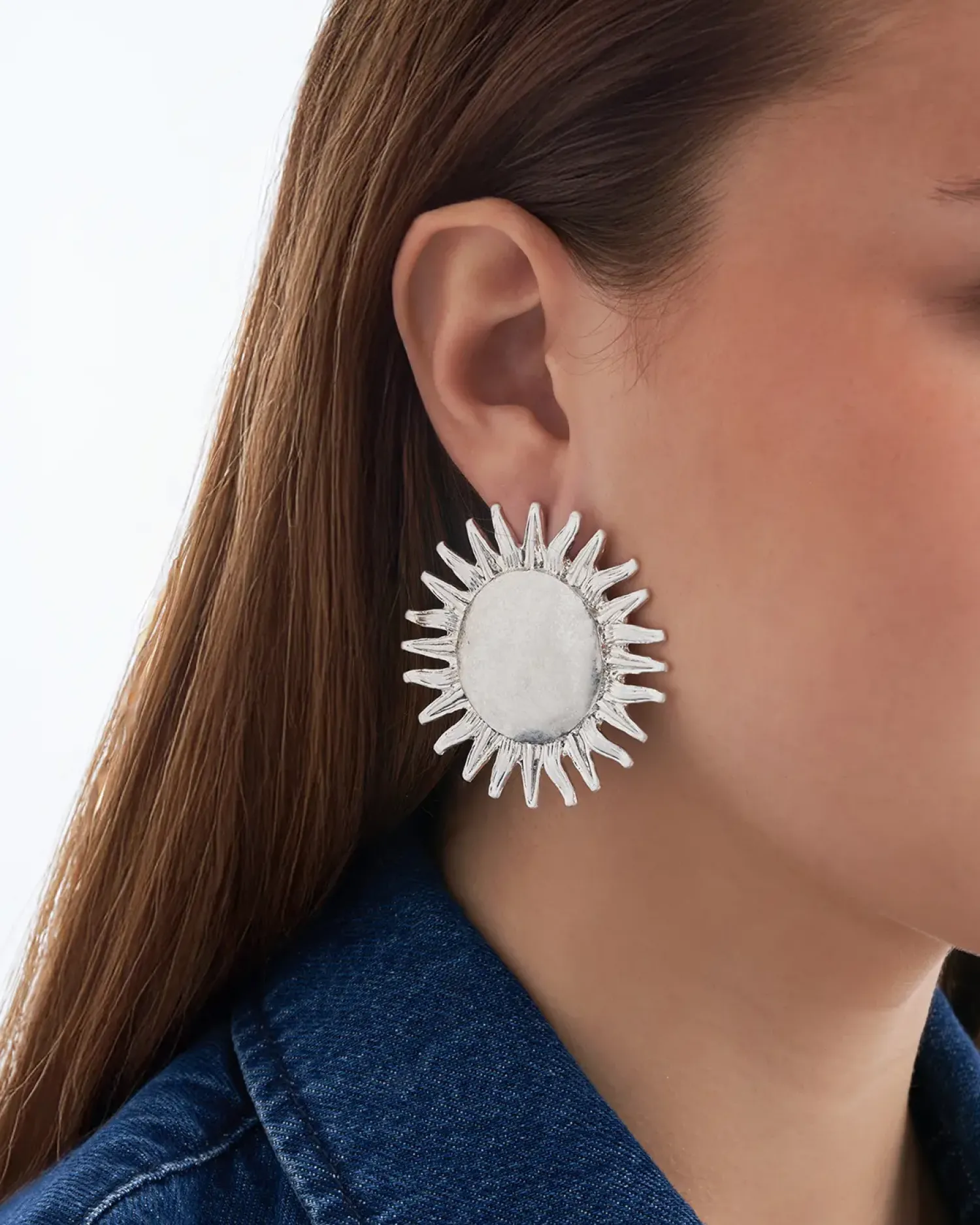 Bijou Brigitte Clips>Ohrclips - Silver Sun silber