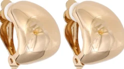 Bijou Brigitte Basics|Ohrringe Gold>Ohrclips - Smooth gold
