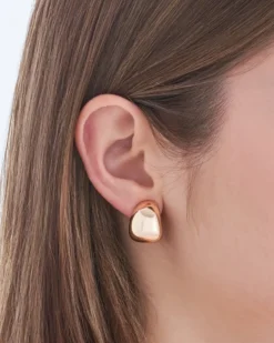 Bijou Brigitte Basics|Ohrringe Gold>Ohrclips - Smooth gold