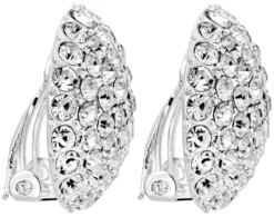 Bijou Brigitte Clips>Ohrclips - Sparkly Circle silber