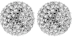 Bijou Brigitte Clips>Ohrclips - Sparkly Circle silber