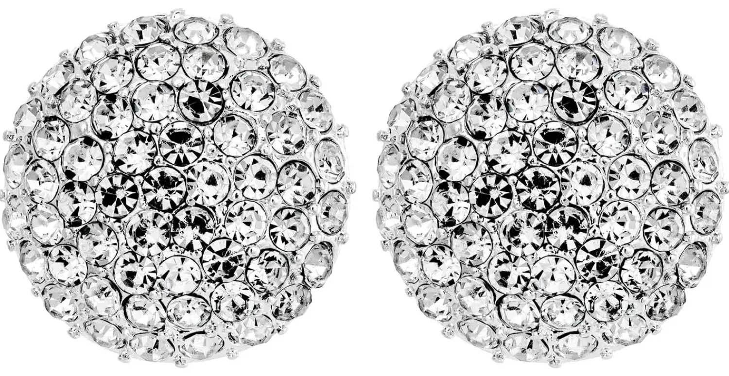 Bijou Brigitte Clips>Ohrclips - Sparkly Circle silber