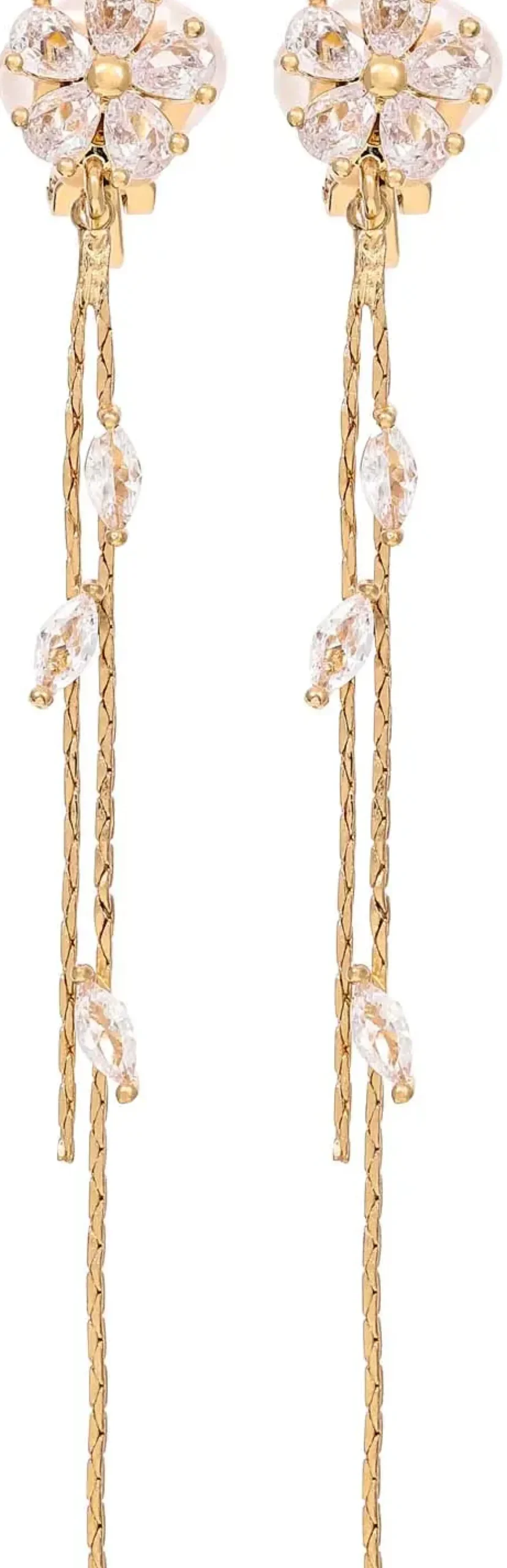 Bijou Brigitte Ohrringe Gold|Clips>Ohrclips -Twinkling Blossom gold