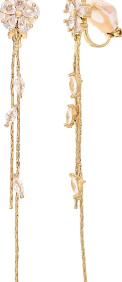 Bijou Brigitte Ohrringe Gold|Clips>Ohrclips -Twinkling Blossom gold