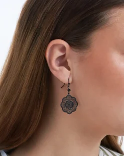 Bijou Brigitte Boho-Schmuck>Ohrhänger - Dark Mystery schwarz