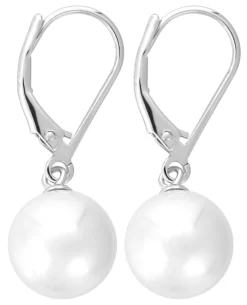 Bijou Brigitte Brautohrringe|Ohrringe 925Er Silber>Ohrhänger - Fabulous Pearls weiß, silber