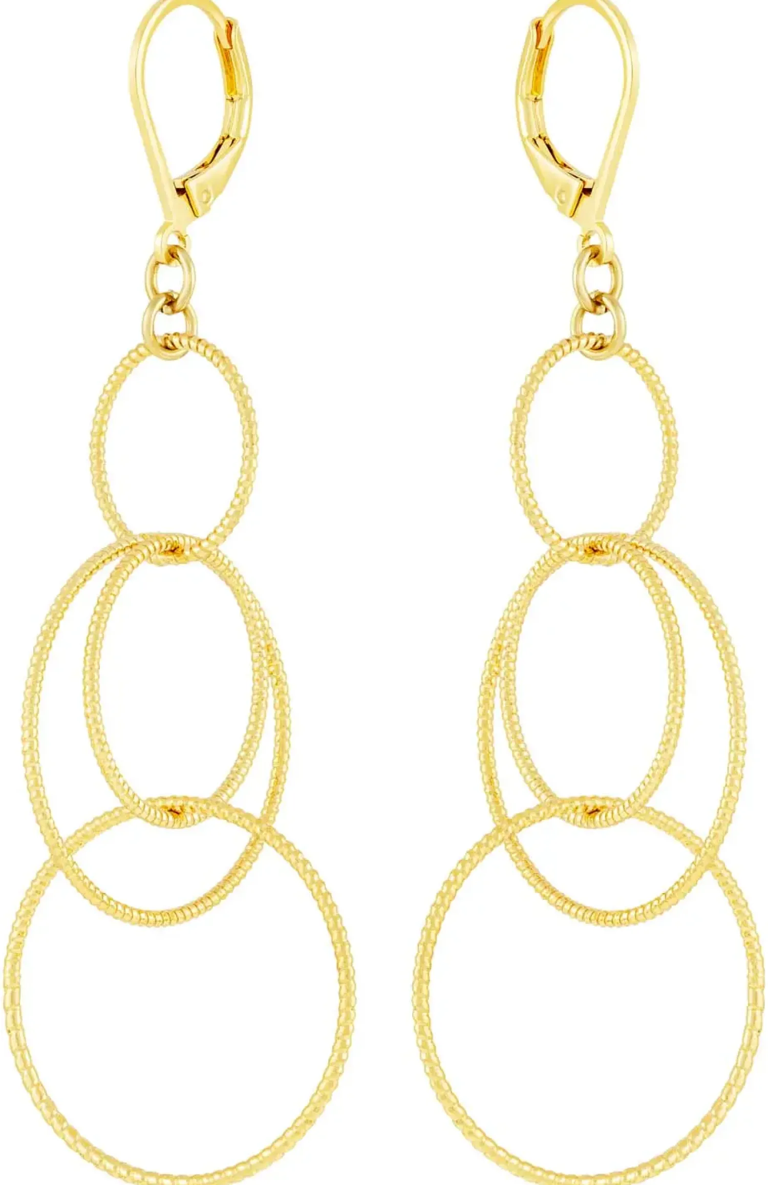 Bijou Brigitte Ohrringe Gold>Ohrhänger - Fine Circles gold