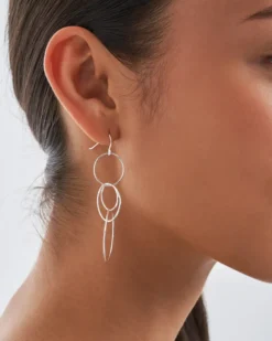 Bijou Brigitte Ohrringe 925Er Silber|Ohrringe 925Er Silber>Ohrhänger - Gleaming Circles silber