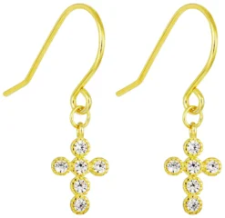 Bijou Brigitte Ohrringe 925Er Silber|Ohrringe Gold>Ohrhänger - Gleaming Faith gold