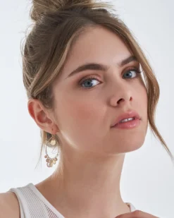 Bijou Brigitte Ohrringe Gold|Boho-Schmuck>Ohrhänger - en Details gold