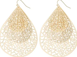 Bijou Brigitte Ohrringe Gold>Ohrhänger - Golden Glade gold, beige