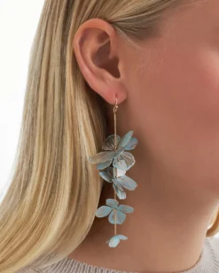 Bijou Brigitte Pastellschmuck|Blumenschmuck>Ohrhänger - Light Flowers blau