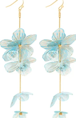 Bijou Brigitte Pastellschmuck|Blumenschmuck>Ohrhänger - Light Flowers blau