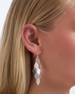 Bijou Brigitte Boho-Schmuck>Ohrhänger - Many Leafs silber