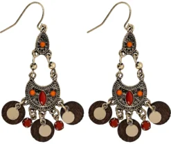 Bijou Brigitte Bunter Schmuck>Ohrhänger - Platelets mehrfarbig