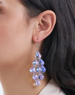 Bijou Brigitte Bunter Schmuck>Ohrhänger - Purple Sparkle lila, mehrfarbig