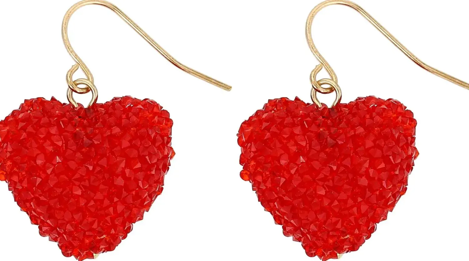 Bijou Brigitte Für Bestimmte Personen>Ohrhänger - Red Hearts rot