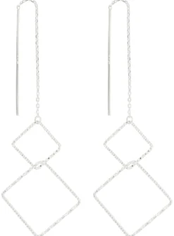 Bijou Brigitte Ohrringe 925Er Silber|Ohrringe 925Er Silber>Ohrhänger - Sparkling Quad silber