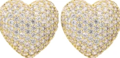 Bijou Brigitte Für Bestimmte Personen|Ohrringe Gold>Ohrringe - Zirconia Hearts gold