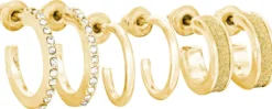 Bijou Brigitte Creolen>Ohr-Set - Beautiful Glimmer gold