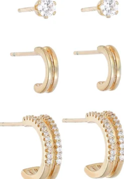 Bijou Brigitte Ohrringe Gold|Ohrstecker>Ohr-Set - en Chic gold