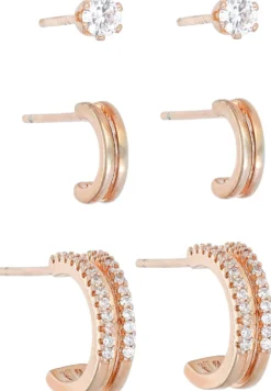 Bijou Brigitte Ohrstecker>Ohr-Set - Rosé Chic roségold