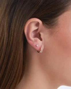 Bijou Brigitte Ohrstecker>Ohr-Set - Rosé Chic roségold