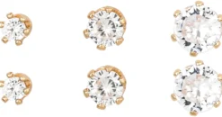 Bijou Brigitte Ohrringe Gold|Ohrstecker>Ohr-Set - Shine Bright gold