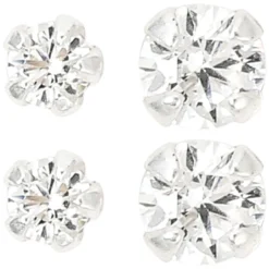 Bijou Brigitte Silver Crystals|Ohrstecker><noscript><img width=
