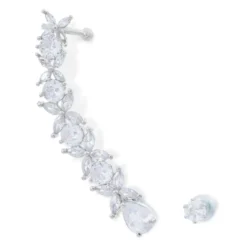 Bijou Brigitte Brautohrringe|Brautschmuck>Ohr-Set - Shiny Zirconia silber