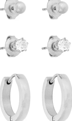 Bijou Brigitte Ohrstecker|Creolen>Ohr-Set - Silver Favourite silber