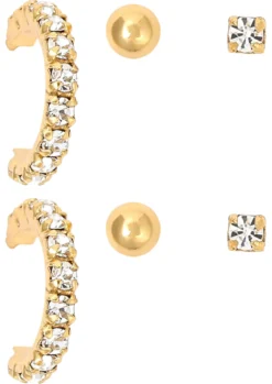 Bijou Brigitte Ohrringe Gold|Ohrstecker>Ohr-Set - Small Bling gold