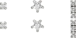 Bijou Brigitte Ohrringe 925Er Silber|Ohrringe 925Er Silber>Ohr-Set - Sparkling Star silber