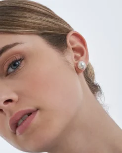 Bijou Brigitte Perlenschmuck|Ohrringe 925Er Silber>Ohrstecker - Amazing Pearl weiß