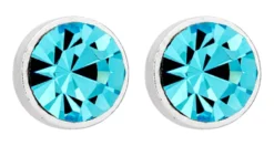 Bijou Brigitte Ohrringe 925Er Silber|Ohrringe 925Er Silber>Ohrstecker - Aqua Shine blau, silber