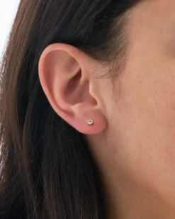 Bijou Brigitte Ohrringe Gold|Silver Crystals>Ohrstecker - Beautiful gold