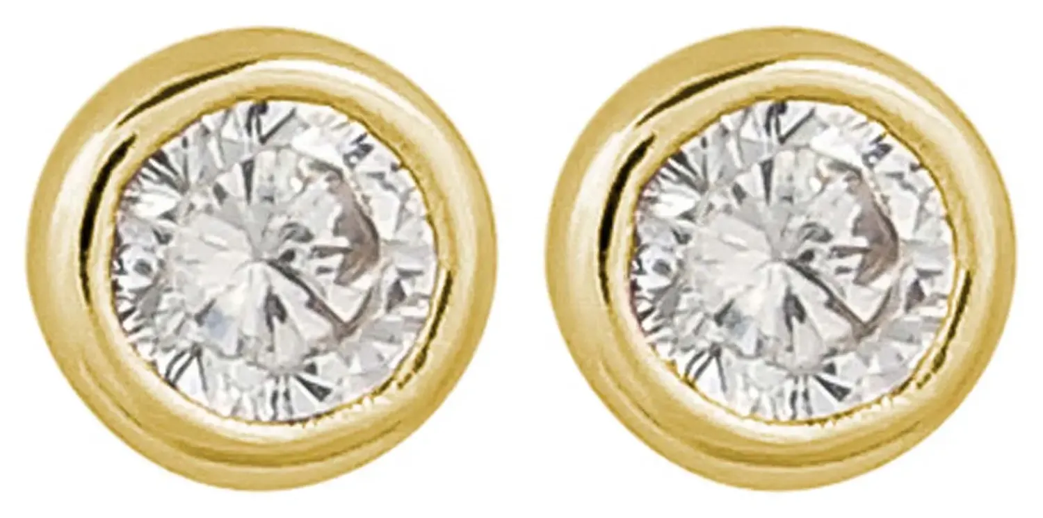 Bijou Brigitte Ohrringe Gold|Silver Crystals>Ohrstecker - Beautiful gold