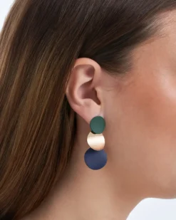 Bijou Brigitte Bunter Schmuck|Ohrstecker>Ohrstecker - Beautiful Matt grün, blau, mehrfarbig
