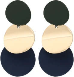 Bijou Brigitte Bunter Schmuck|Ohrstecker>Ohrstecker - Beautiful Matt grün, blau, mehrfarbig