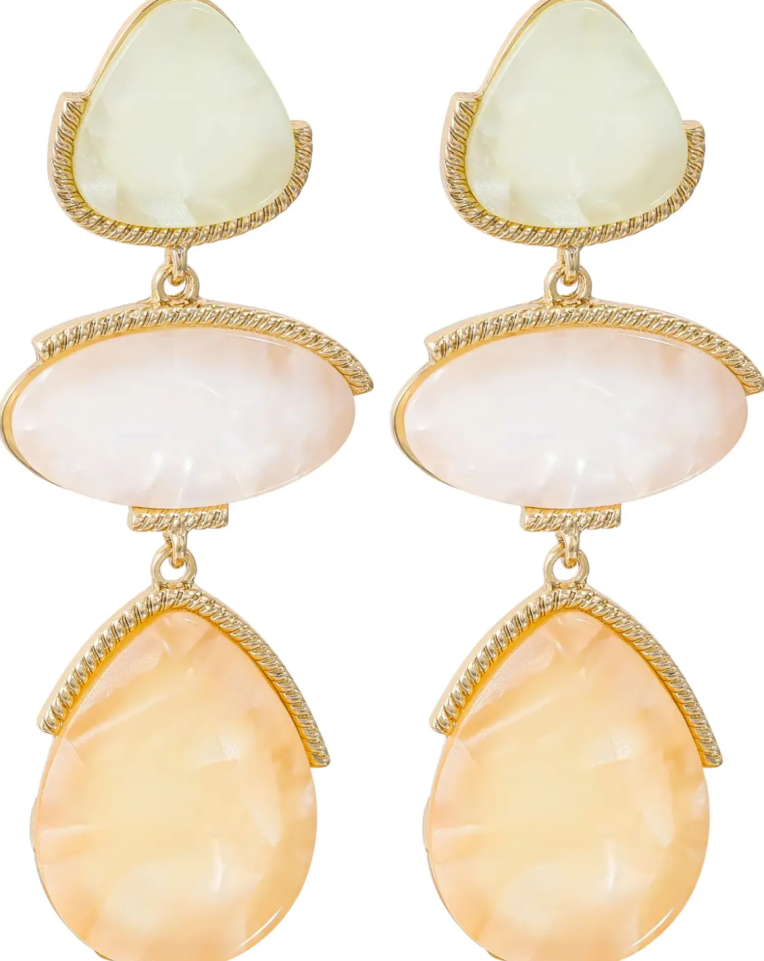 Bijou Brigitte Pastellschmuck|Ohrstecker>Ohrstecker - Forms beige