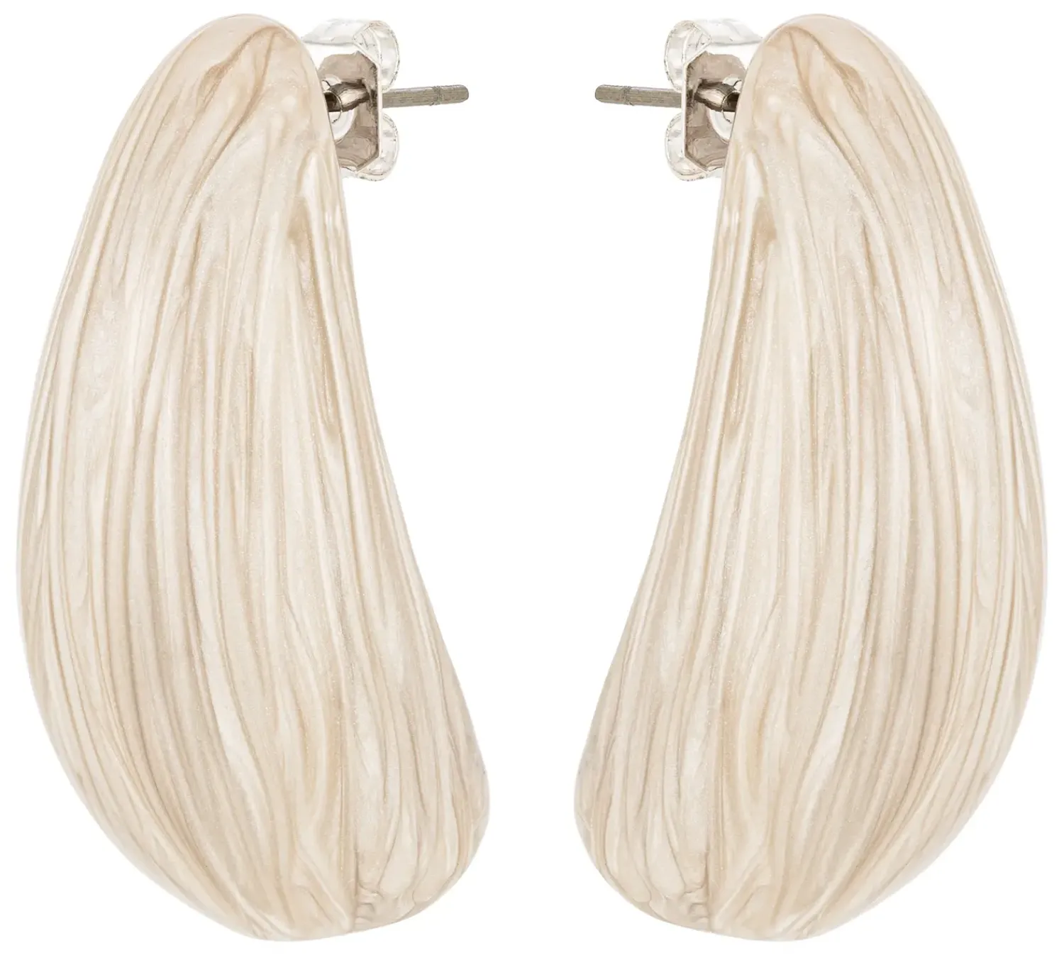 Bijou Brigitte Ohrstecker>Ohrstecker - Swirl beige