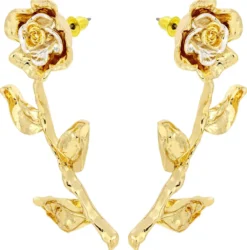 Bijou Brigitte Ohrringe Gold|Blumenschmuck><noscript><img width=