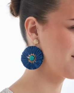 Bijou Brigitte Ohrstecker>Ohrstecker - Big Flowers blau