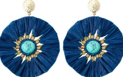 Bijou Brigitte Ohrstecker>Ohrstecker - Big Flowers blau