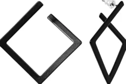 Bijou Brigitte Ohrstecker>Ohrstecker - Black Square schwarz