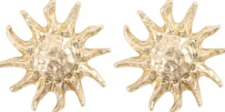 Bijou Brigitte Ohrringe Gold|Boho-Schmuck>Ohrstecker - Blazing Sun gold
