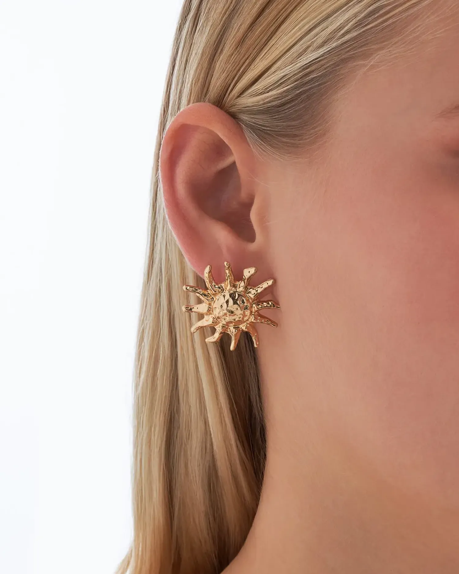 Bijou Brigitte Ohrringe Gold|Boho-Schmuck>Ohrstecker - Blazing Sun gold