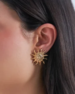 Bijou Brigitte Ohrringe Gold|Boho-Schmuck><noscript><img width=