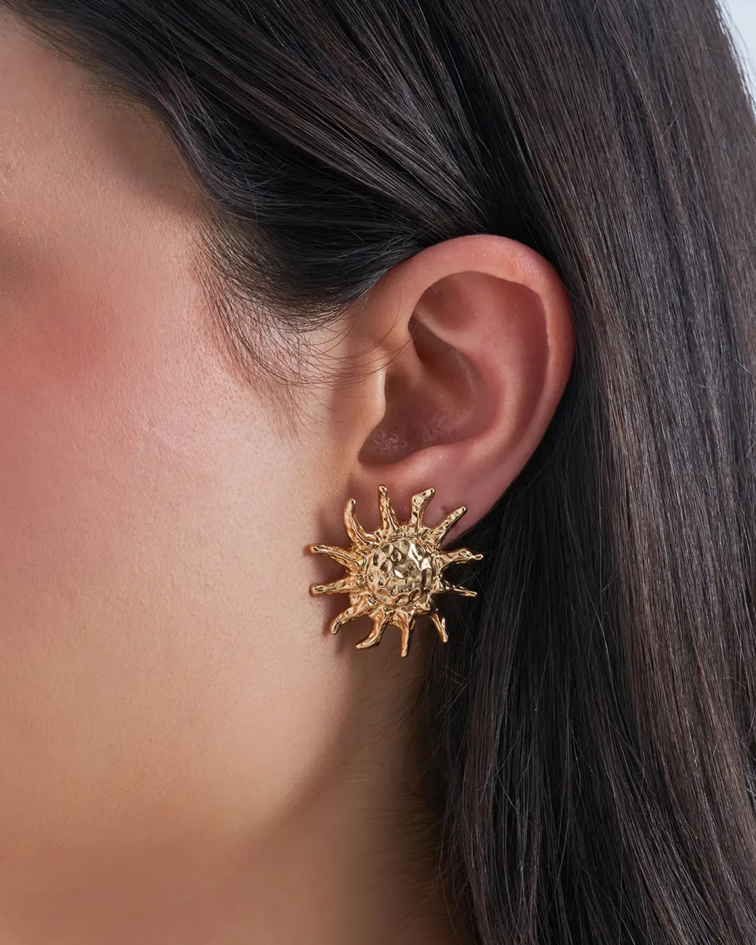 Bijou Brigitte Ohrringe Gold|Boho-Schmuck>Ohrstecker - Blazing Sun gold