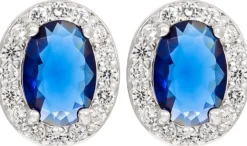 Bijou Brigitte Ohrringe 925Er Silber|Ohrringe 925Er Silber>Ohrstecker - Blue Princess blau, silber